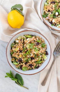 farro salad preserved lemons