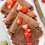 Gluten-Free Chocolate Teff Crepes for Passover