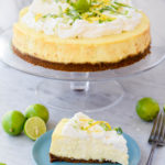 Key Lime Cheesecake with Gingersnap Crust