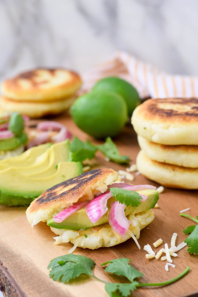 homemade arepas