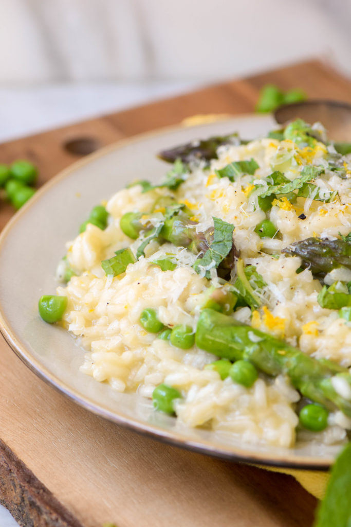 asparagus risotto