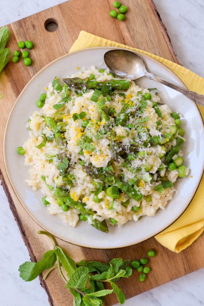 spring risotto recipe