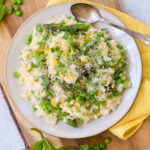 Spring Risotto with Asparagus, Peas & Mint