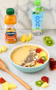 smoothie bowl with fruit