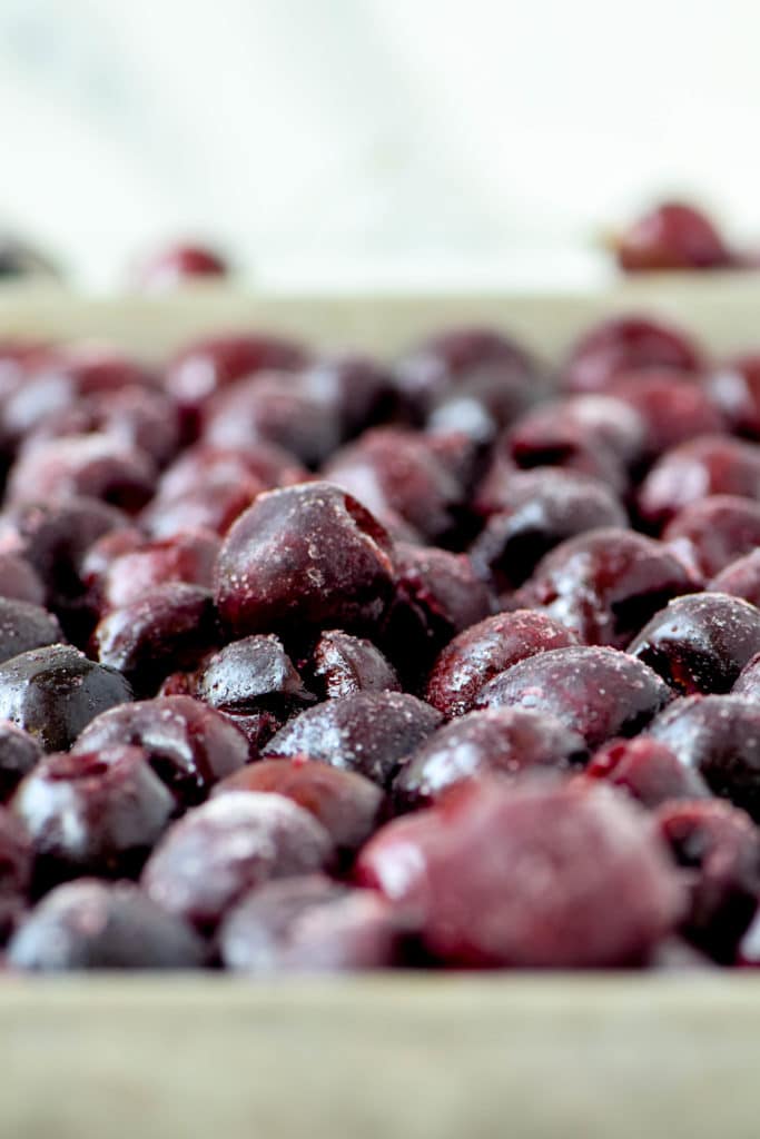 how to freeze cherries