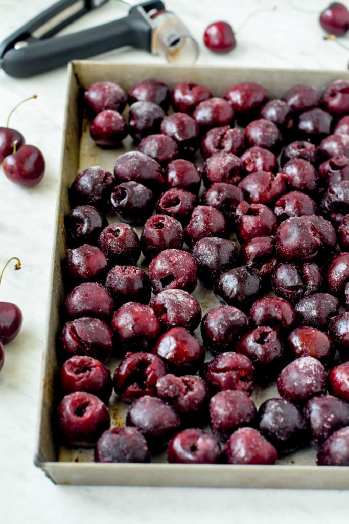 How to Freeze and Use Cherries - West of the Loop