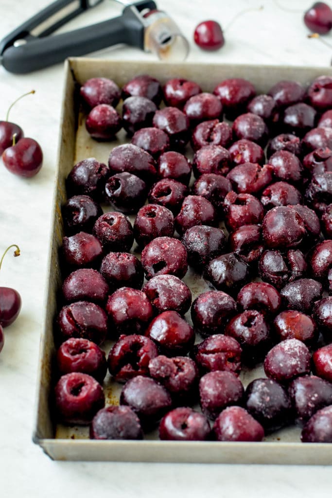 how to freeze and use cherries