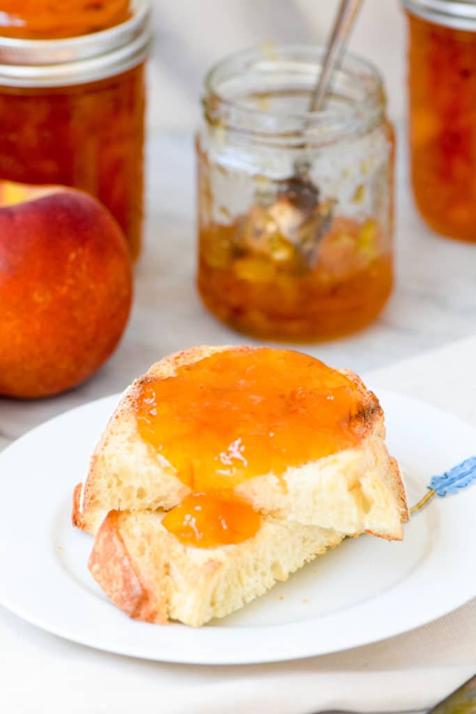 ginger peach jam