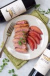 duck breast with plums