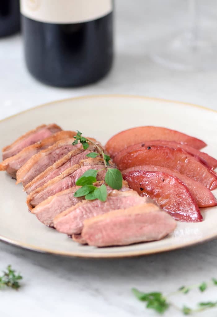 pan-seared duck breast