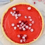 Cranberry Curd Tart