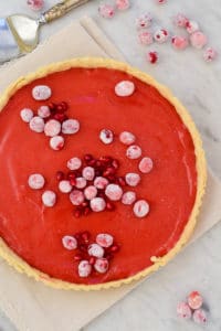 cranberry tart