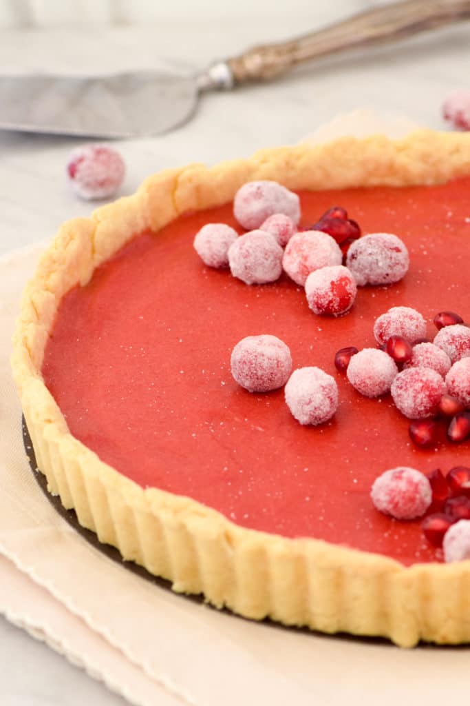 cranberry tart