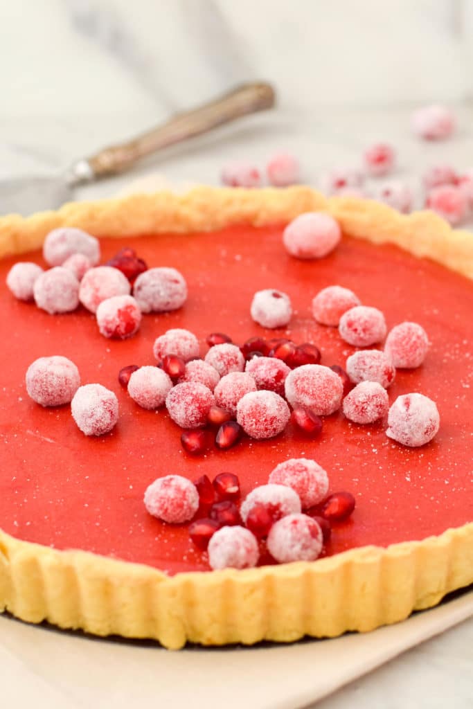 cranberry tart thanksgiving