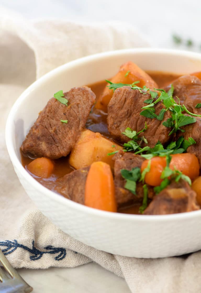 Instant Pot Beef and Ale Stew - West of the Loop