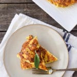 Tortilla Espanola with Cheddar for Passover