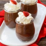Instant Pot Mocha Pudding with Whipped Cream