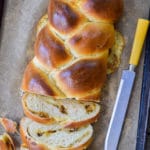 Cheddar and Onion Stuffed Challah Bread
