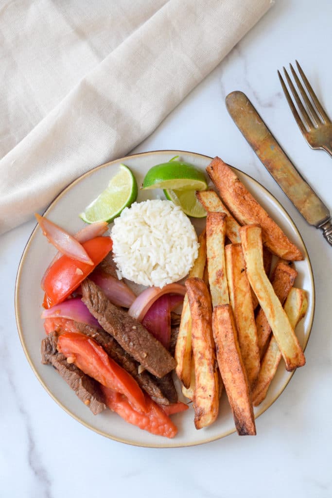 Peruvian lomo saltado