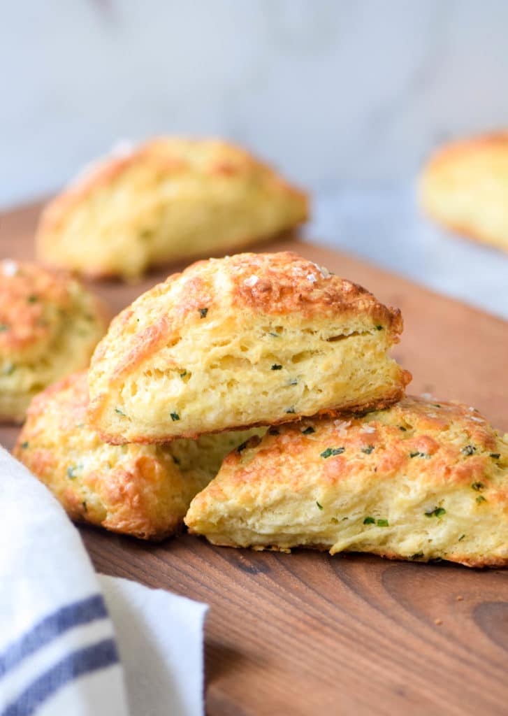 cheddar herb scones