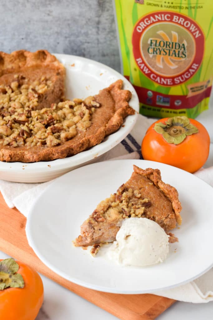 persimmon pie