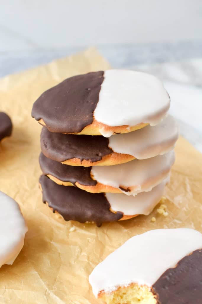 how to make black and white cookies