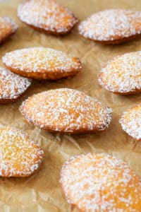 classic citrus-scented madeleines