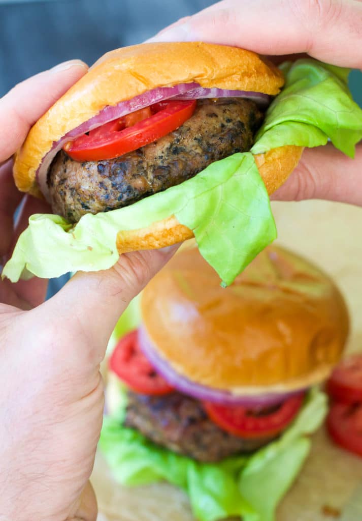 turkey mushroom burger