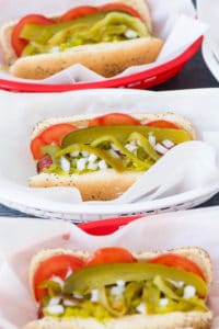 green chile dog