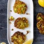 Horseradish Cheddar Leek Patties