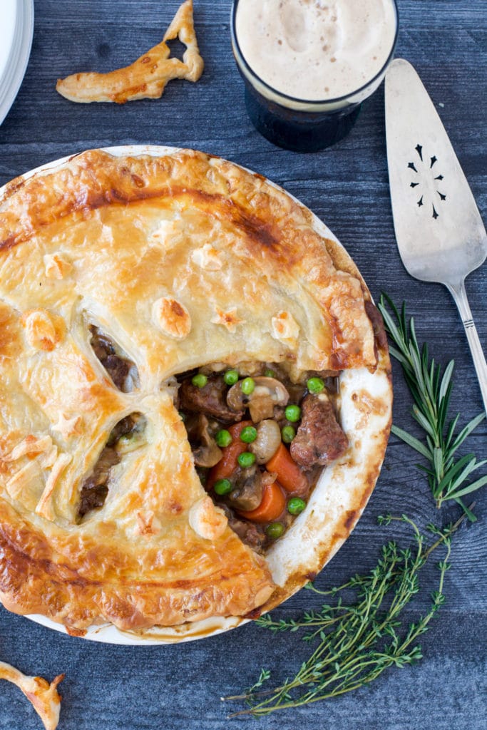 beef and guinness pie